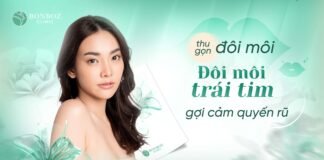 Thu gọn môi: Đôi môi trái tim, gợi cảm quyến rũ