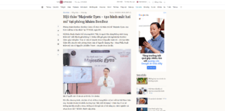 Vnexpress – Hội thảo ‘Majestic Eyes – tạo hình mắt hai mí’ tại phòng khám BonBoz