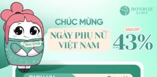 Mừng ngày Phụ nữ Việt Nam 20/10 – Giảm giá lên đến 43% mừng ngày phụ nữ việt nam 20/10