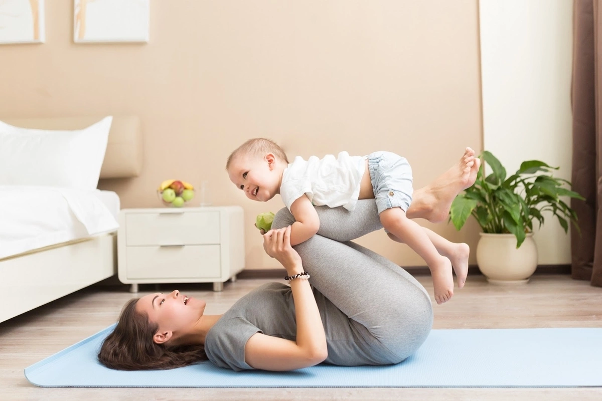Bài tập giảm béo sau sinh tại nhà giúp mẹ lấy lại vóc dáng.